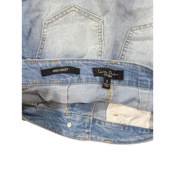 NEW Love Tree Denim Shorts Womens S High Waist Daisy Dukes Summer Stretch Beach - Picture 5 of 7